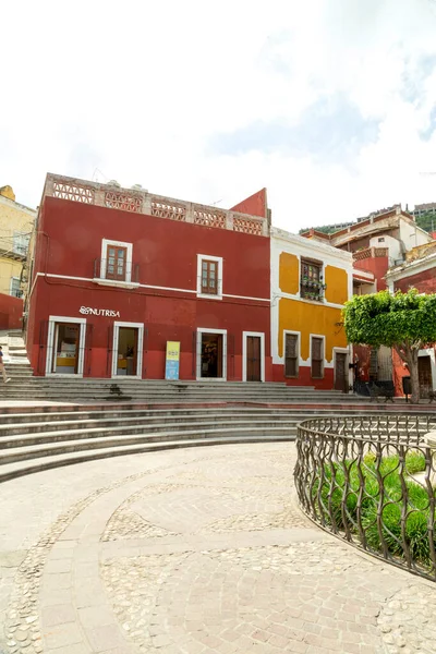 Ulice Pohled Starobylé Koloniální Město Guanajuato Mexiko — Stock fotografie