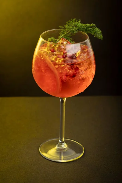 Colorful Cocktails Restaurant Bar Table — Stock Photo, Image