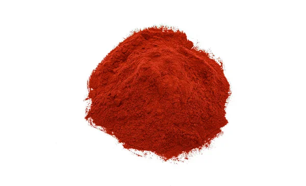 Textura Polvo Color Rojo Sobre Fondo Blanco — Foto de Stock