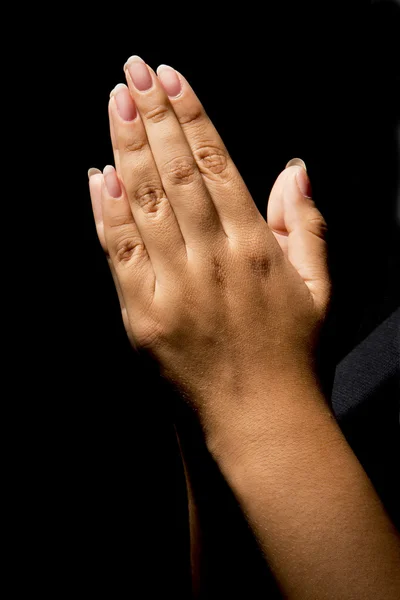 Молящиеся руки — стоковое фото