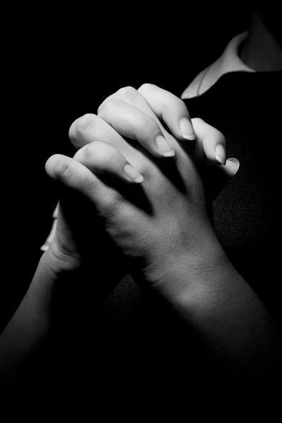Modlące się ręce — Zdjęcie stockowe