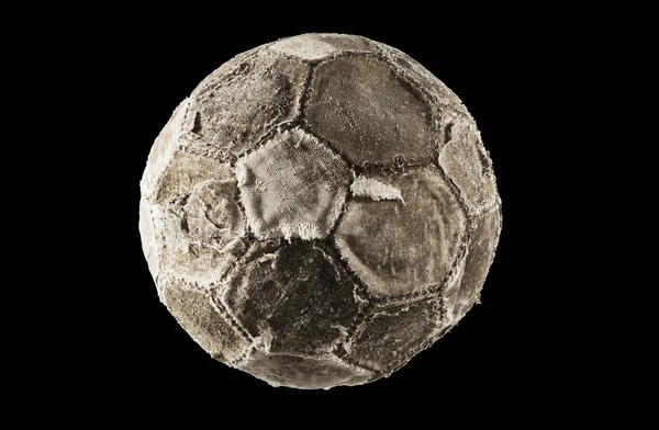 Ballon de football vieux — Photo