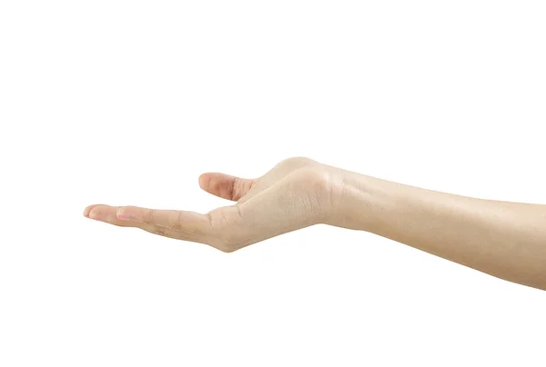 Mujer mano extendida —  Fotos de Stock
