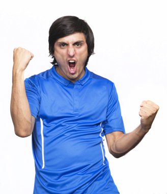 Adam bağırmaya duygu
