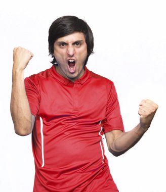 Adam bağırmaya duygu
