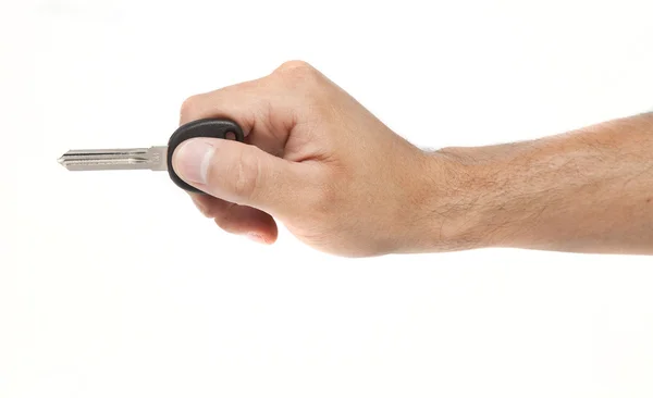 Mann Hand mit Schlüssel — Stockfoto
