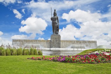 La Minerva monument in Guadalajara clipart