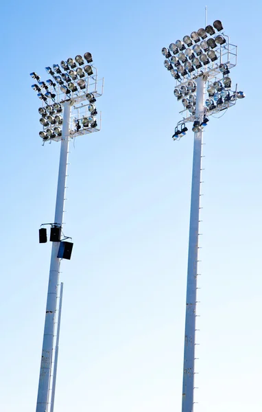 A stadion fények — Stock Fotó