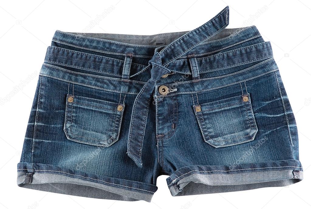 a denim shorts