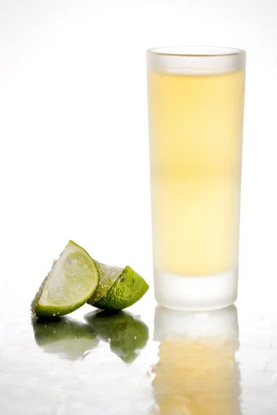 Tequila con limone — Foto Stock