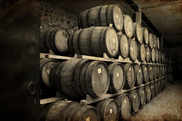 The wine barrels — Stock Photo, Image