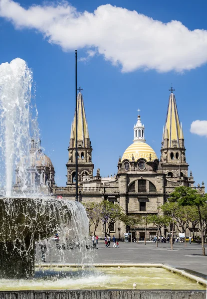 Monumentos turísticos de la ciudad de Guadalajara — Foto de Stock