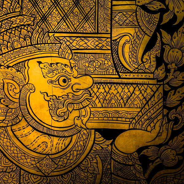 Ancient thai painting — Stock Photo, Image