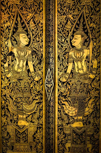 Ancienne peinture thaïlandaise — Photo