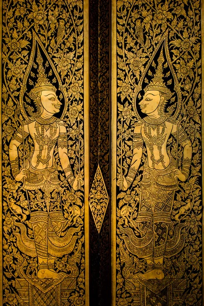 Ancienne peinture thaïlandaise — Photo