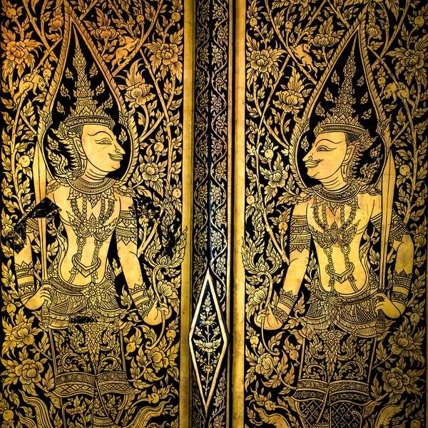 Ősi Thai festés — Stock Fotó