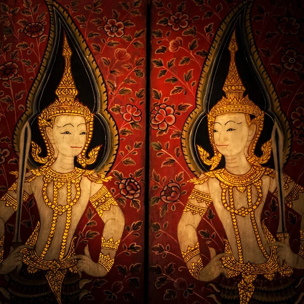 Мистецтво живопису тайський — стокове фото