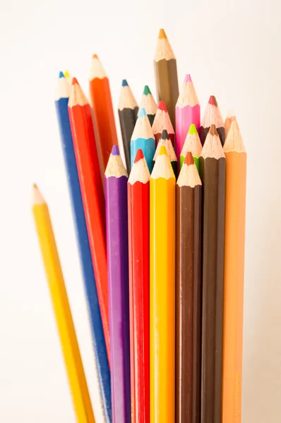 색깔된 연필 — 스톡 사진