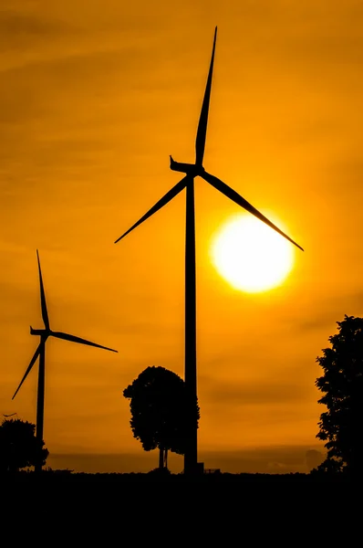 Vindkraftverk — Stockfoto