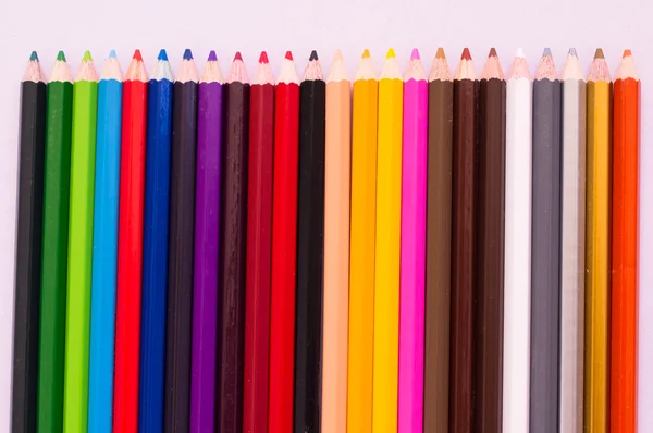 Farvet blyant - Stock-foto