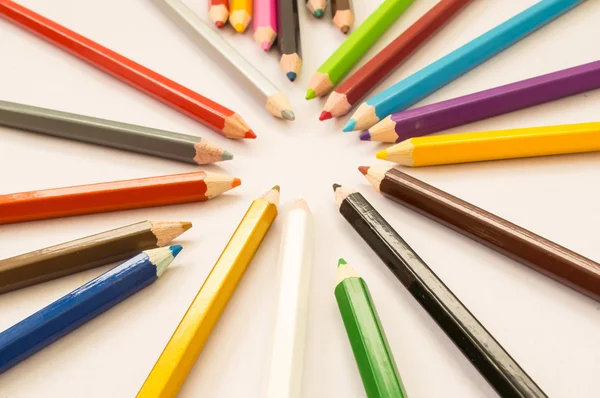 Färgad penna — Stockfoto