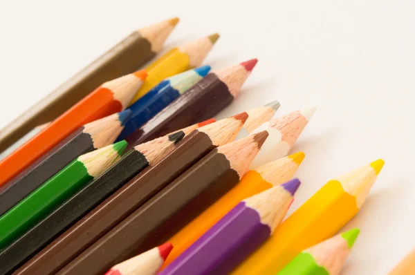 Renkli kurşun kalem — Stok fotoğraf