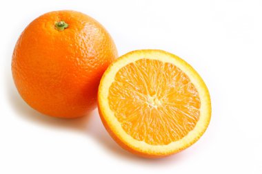 Fresh Navel Orange clipart