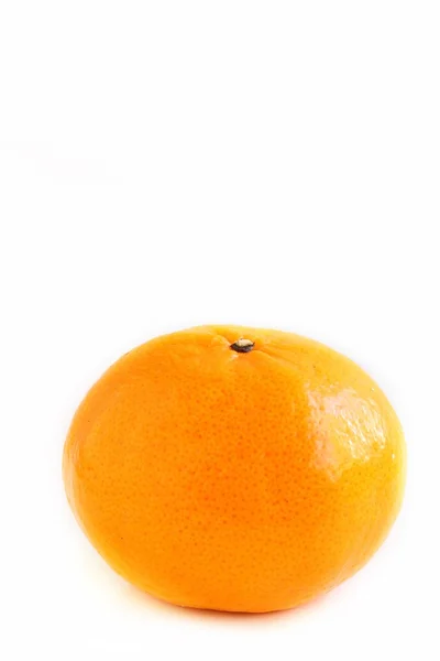 Мандаринский оранжевый на белом фоне — стоковое фото