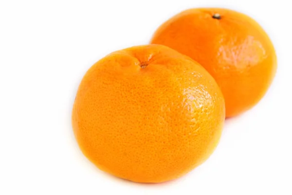 Mandarin Orange on White Background — Stock Photo, Image