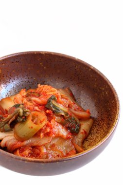Kimchi beyaz arka plan üzerinde