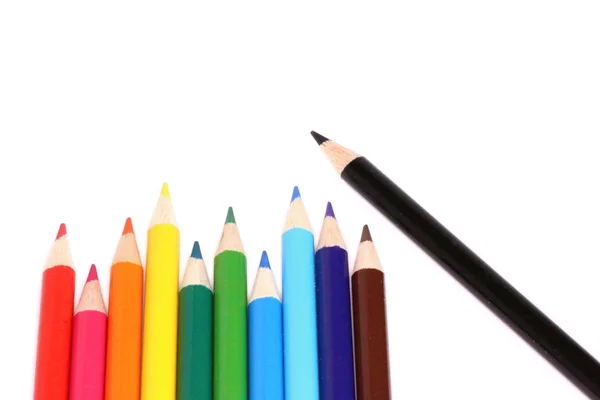 Kleurende potloden — Stockfoto