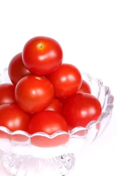 Rote Kirschtomaten — Stockfoto