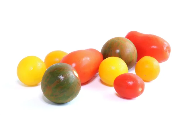 Bunte Kirschtomaten — Stockfoto