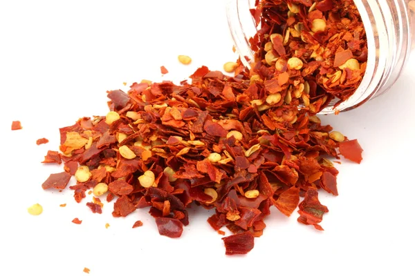 Fiocchi di peperoncino rosso — Foto Stock