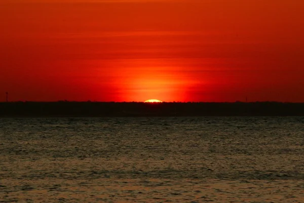 Pôr do sol em Darwin Harbor — Fotografia de Stock