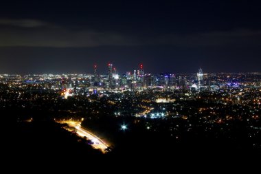 Brisbane gece görünümü
