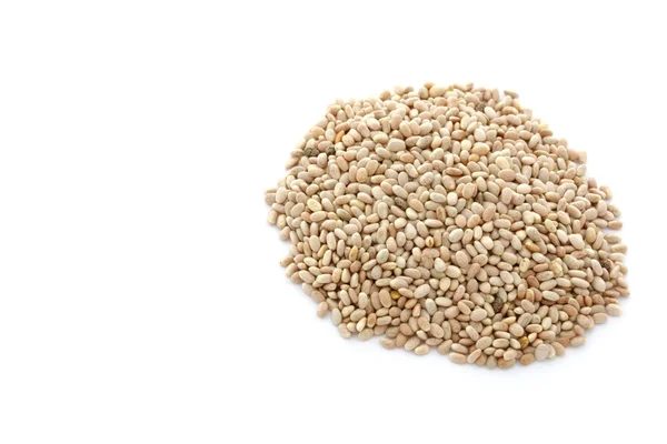 Chia Seeds on White Background — Stock Photo, Image