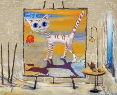 Kedi resim ve studio