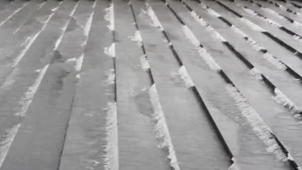 Hypnotiserende vallende water overgang — Stockvideo