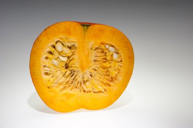 Kopya alanı ile yarım portakal kabak