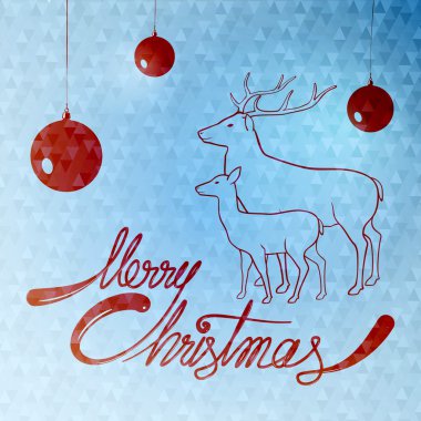 Neşeli Noel kış tırnak illüstrasyon