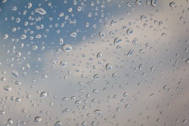 plastik çatı yağmur damlası