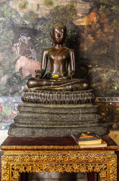 Vecchio buddha — Foto Stock