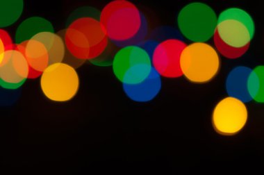 Renkli ışıklar ile şenlikli arka plan