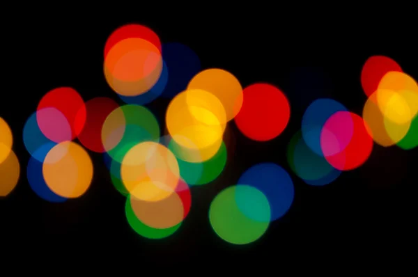 Lumières de Noël colorées — Photo