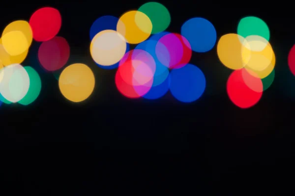 Lumières colorées lumineuses — Photo