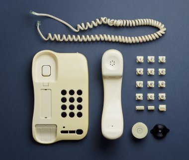 Vintage ev telefon parçaları