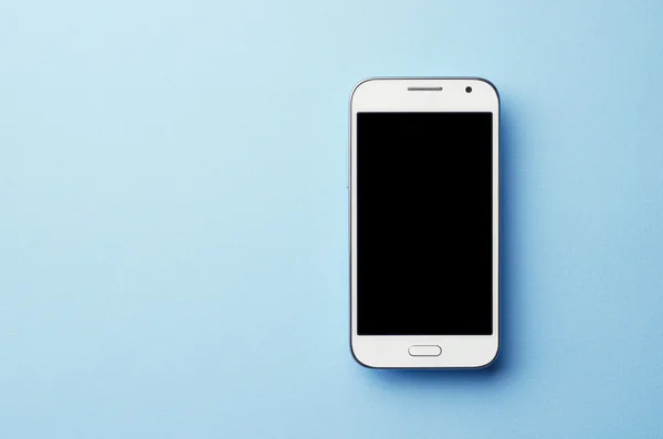 Branco telefone inteligente — Fotografia de Stock