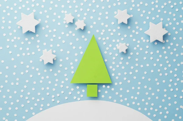 Paper Christmas Tree — Stock Photo, Image