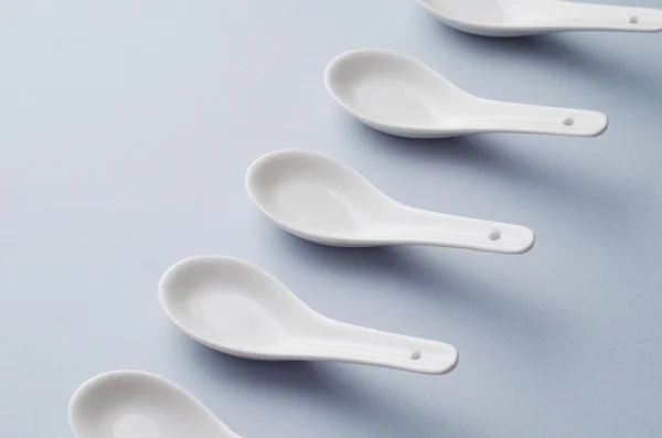 Chinese soup spoons — Stock Photo, Image